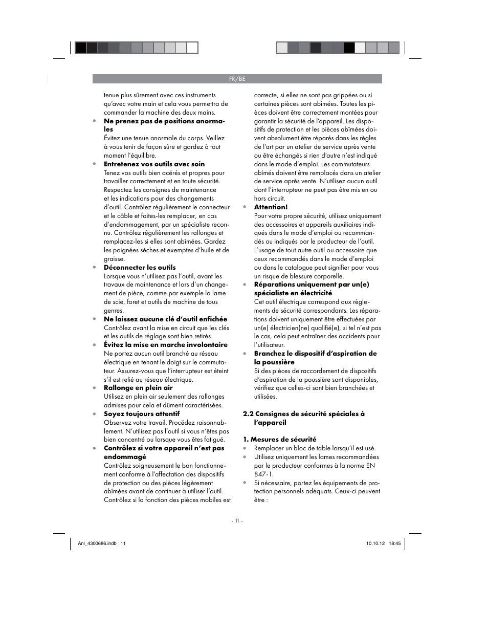 Parkside PKS 1700 B2 User Manual | Page 11 / 58