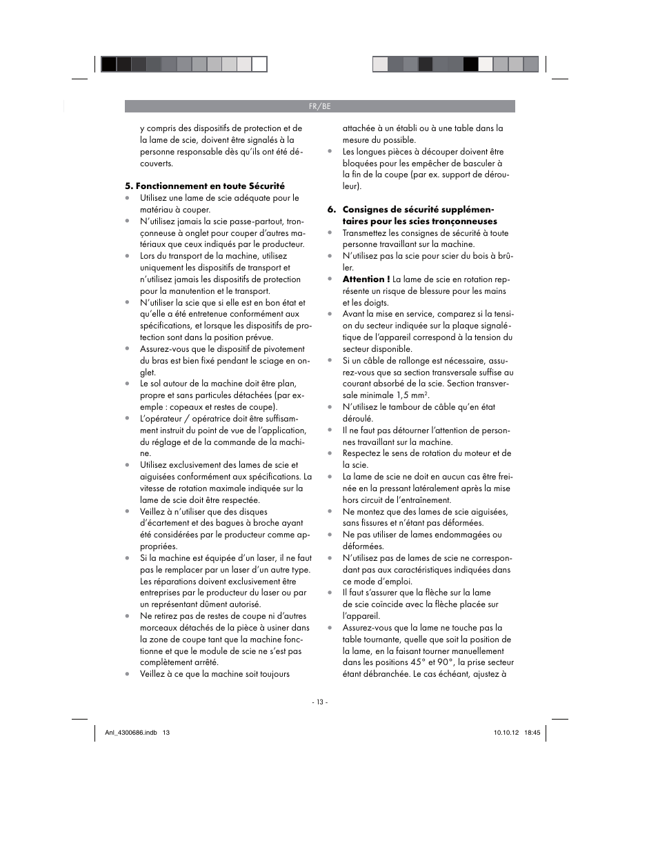 Parkside PKS 1700 B2 User Manual | Page 13 / 58