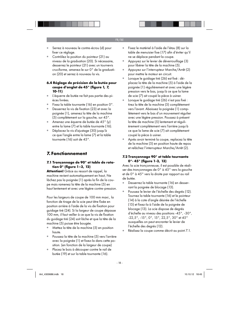 Parkside PKS 1700 B2 User Manual | Page 18 / 58