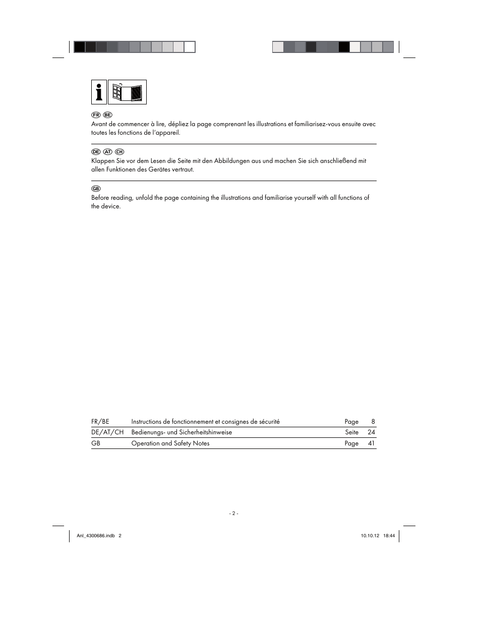 F a c | Parkside PKS 1700 B2 User Manual | Page 2 / 58
