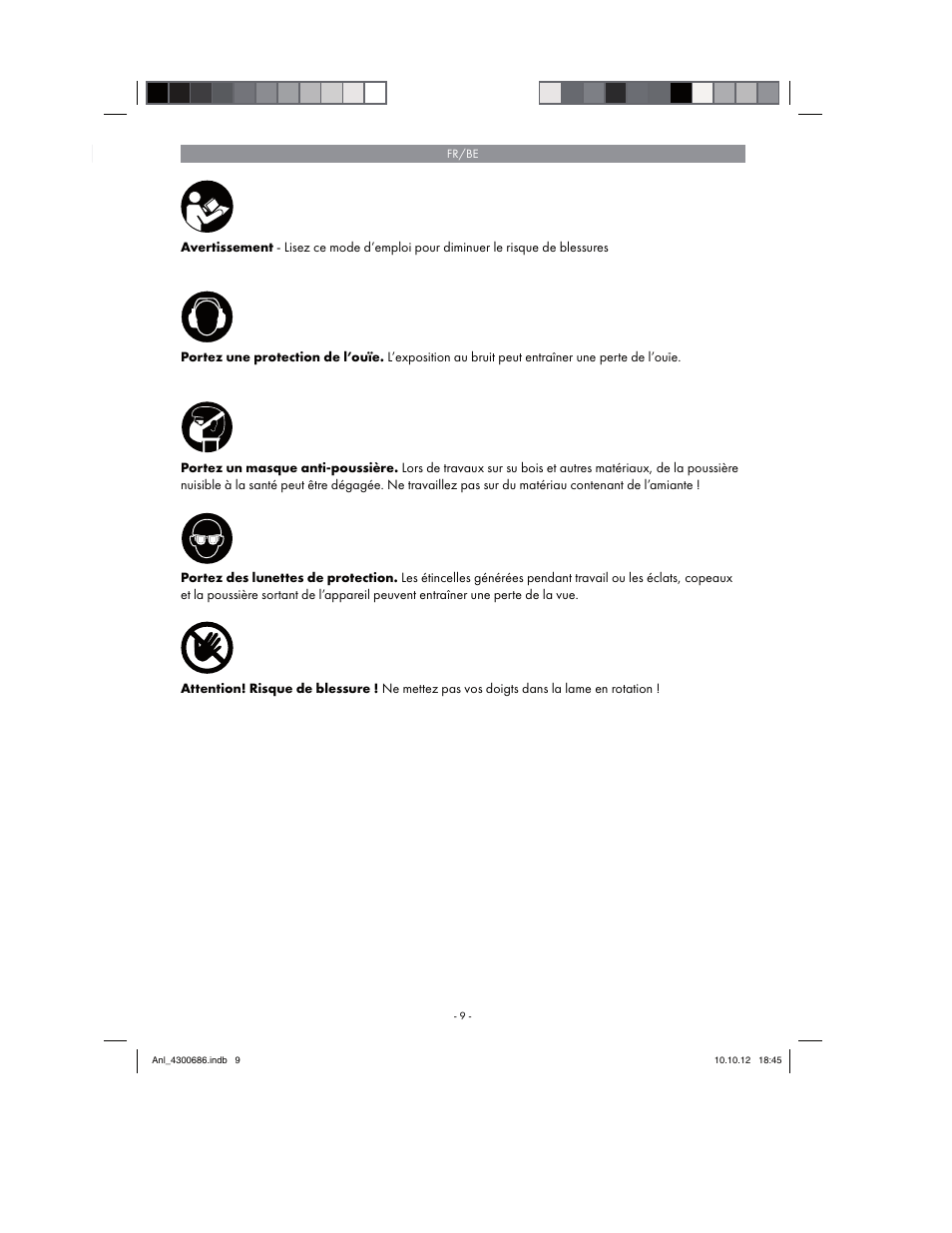 Parkside PKS 1700 B2 User Manual | Page 9 / 58