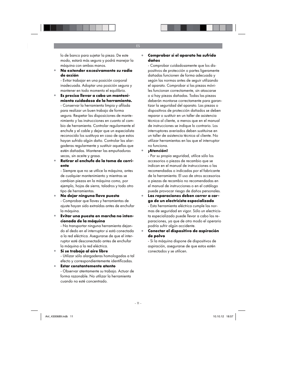 Parkside PKS 1700 B2 User Manual | Page 11 / 90