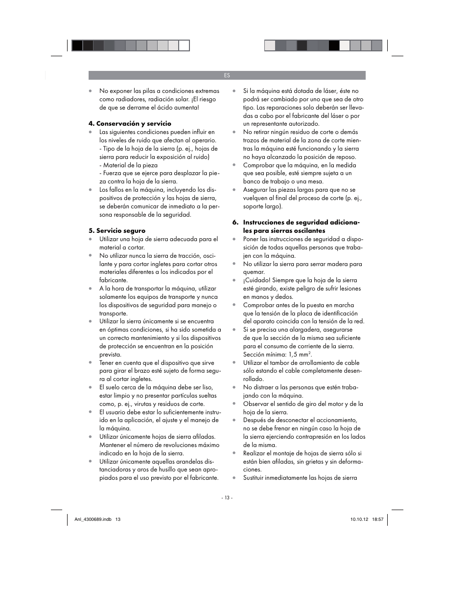 Parkside PKS 1700 B2 User Manual | Page 13 / 90