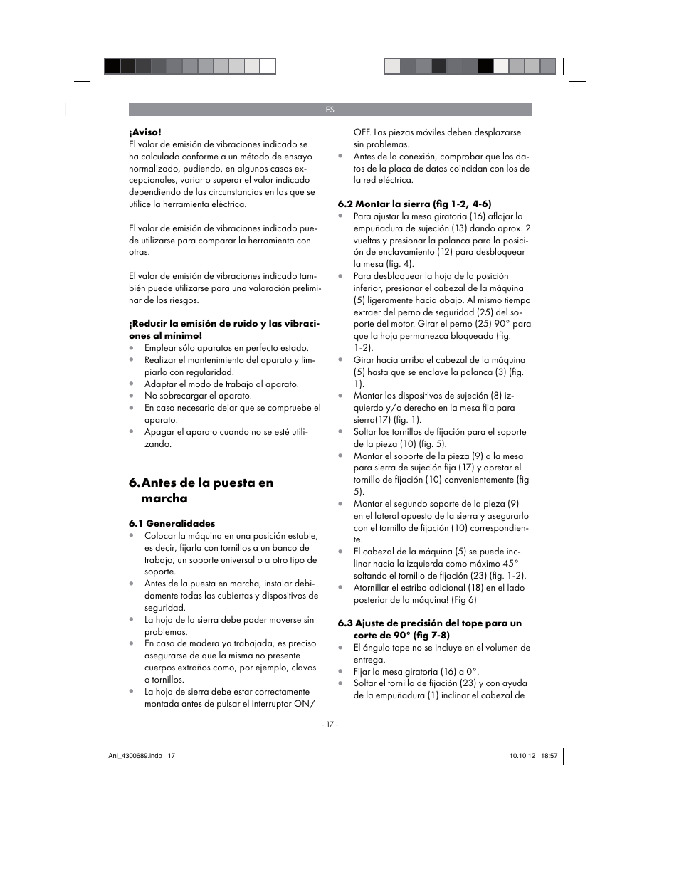 Parkside PKS 1700 B2 User Manual | Page 17 / 90