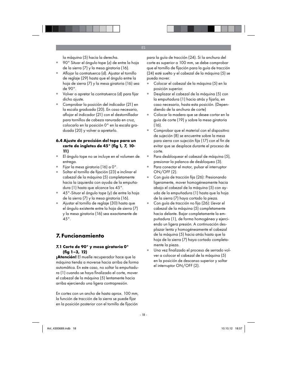 Parkside PKS 1700 B2 User Manual | Page 18 / 90
