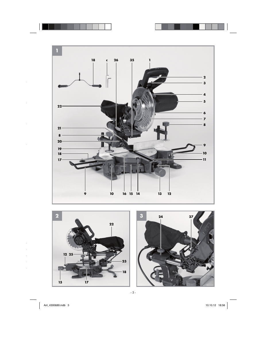 Parkside PKS 1700 B2 User Manual | Page 3 / 90
