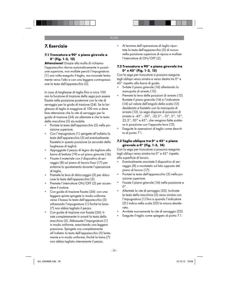 Parkside PKS 1700 B2 User Manual | Page 35 / 90