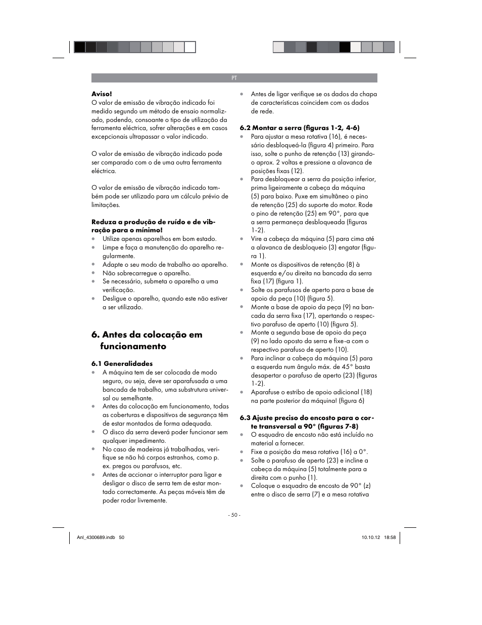 Parkside PKS 1700 B2 User Manual | Page 50 / 90