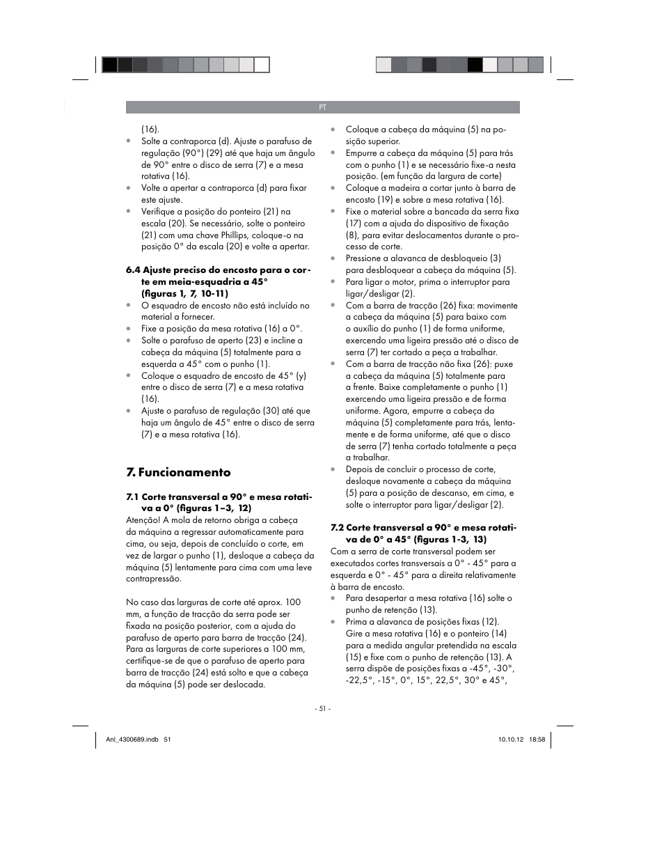 Parkside PKS 1700 B2 User Manual | Page 51 / 90