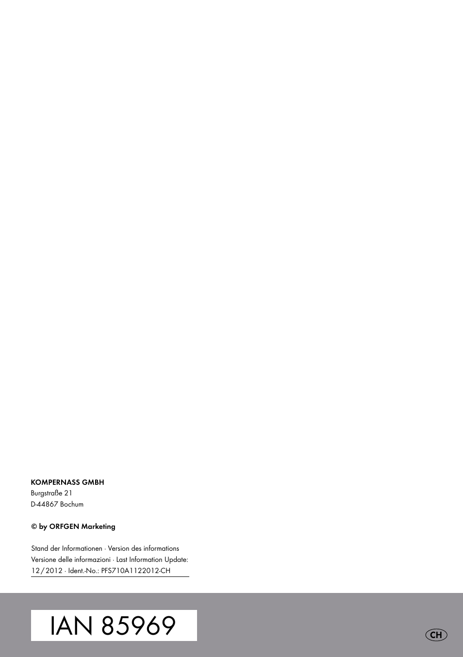 Parkside PFS 710 A1 User Manual | Page 44 / 44