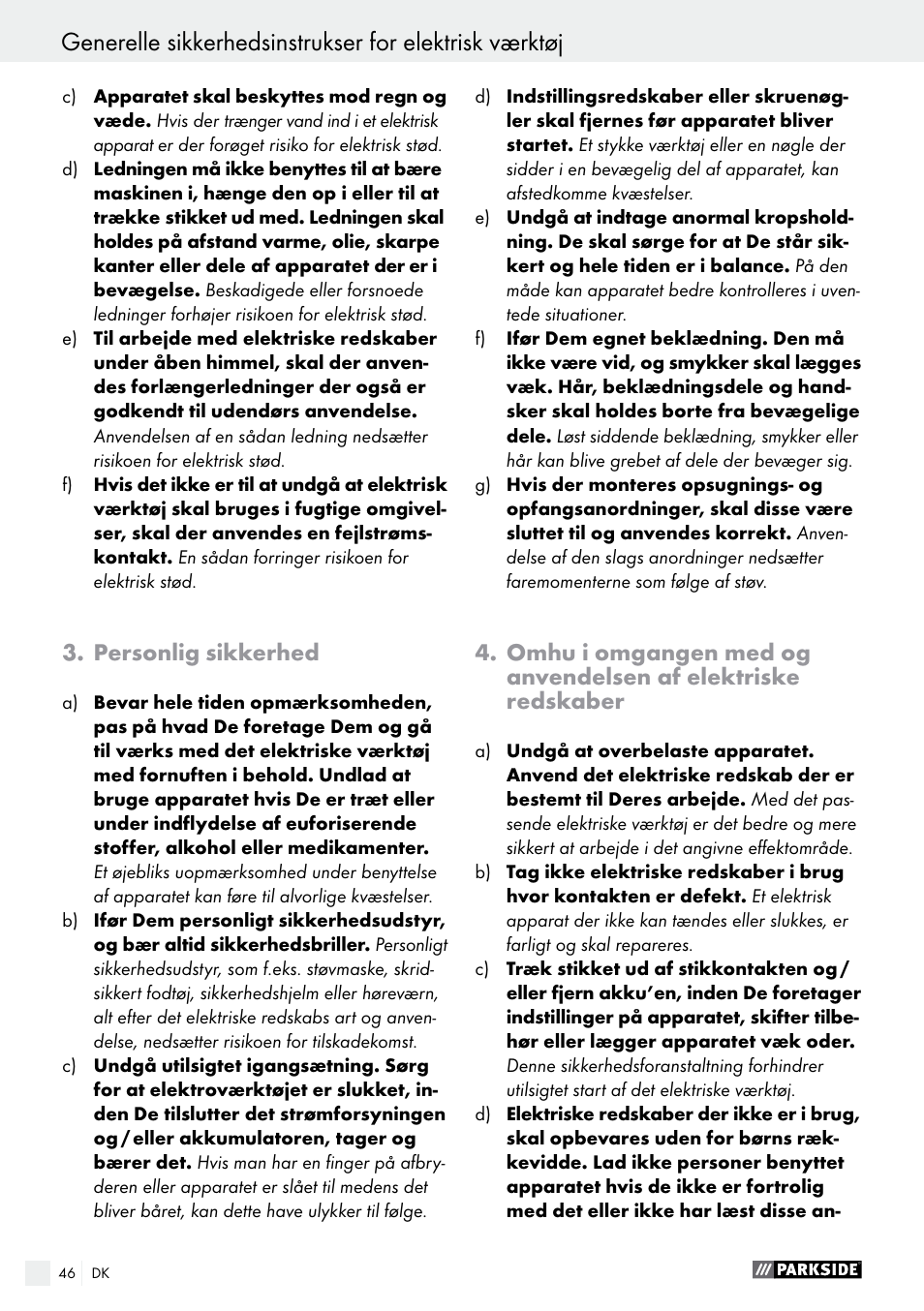 Parkside PFBS 9.6 A1 User Manual | Page 46 / 96