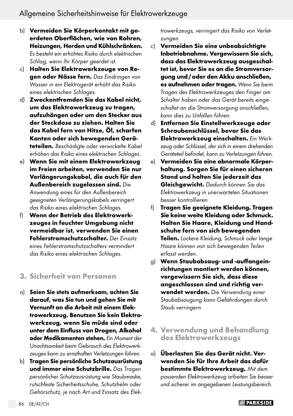 Parkside PFBS 9.6 A1 User Manual | Page 86 / 96