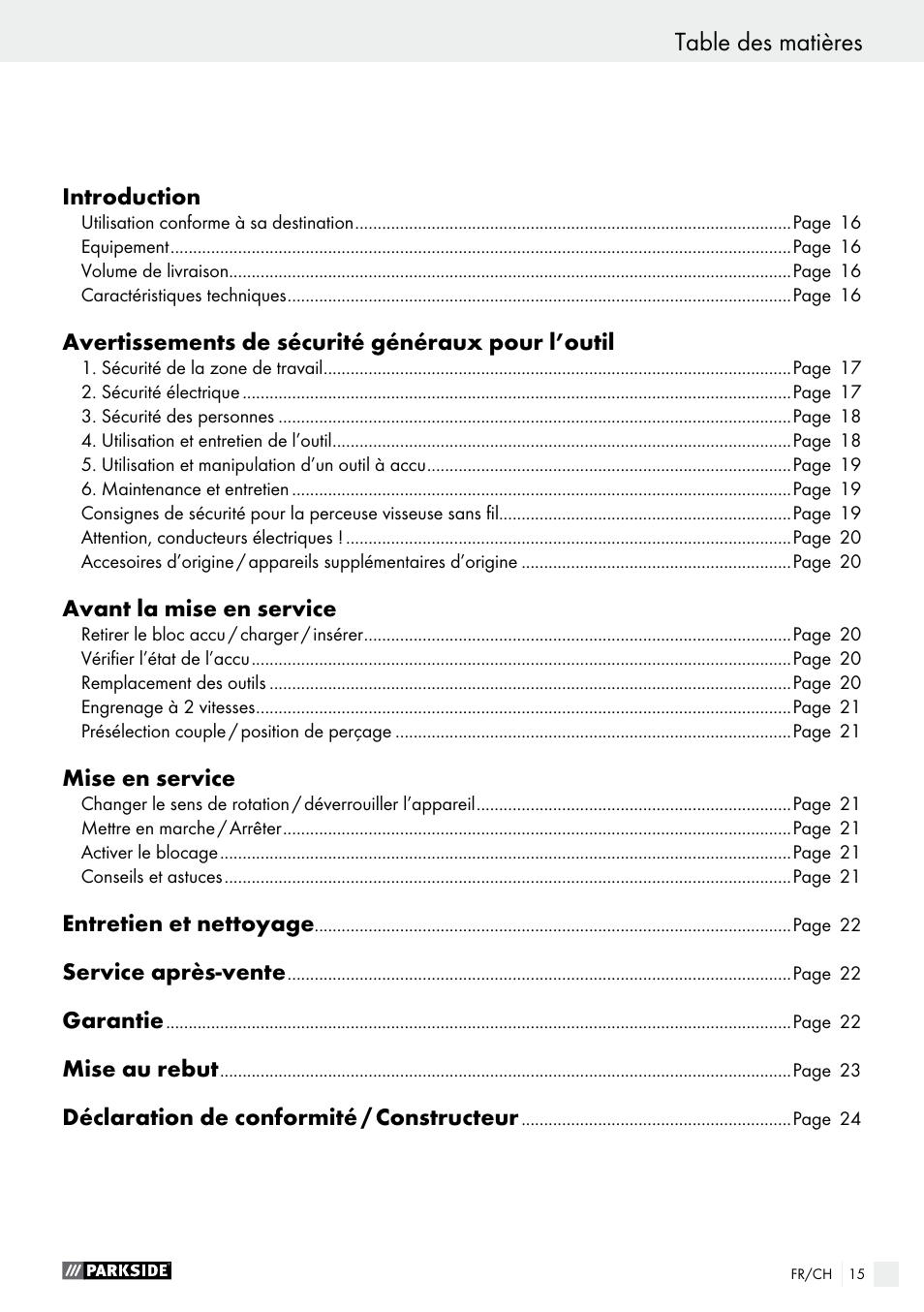 Parkside PABS 10.8 C2 User Manual | Page 15 / 44