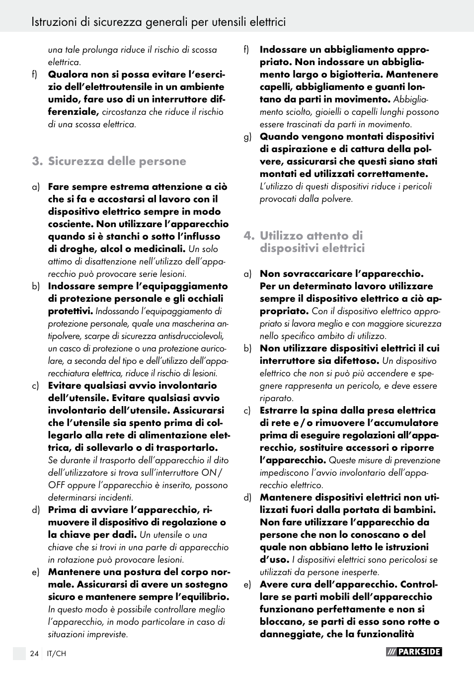 Parkside PAS 3.6 B1 User Manual | Page 24 / 37