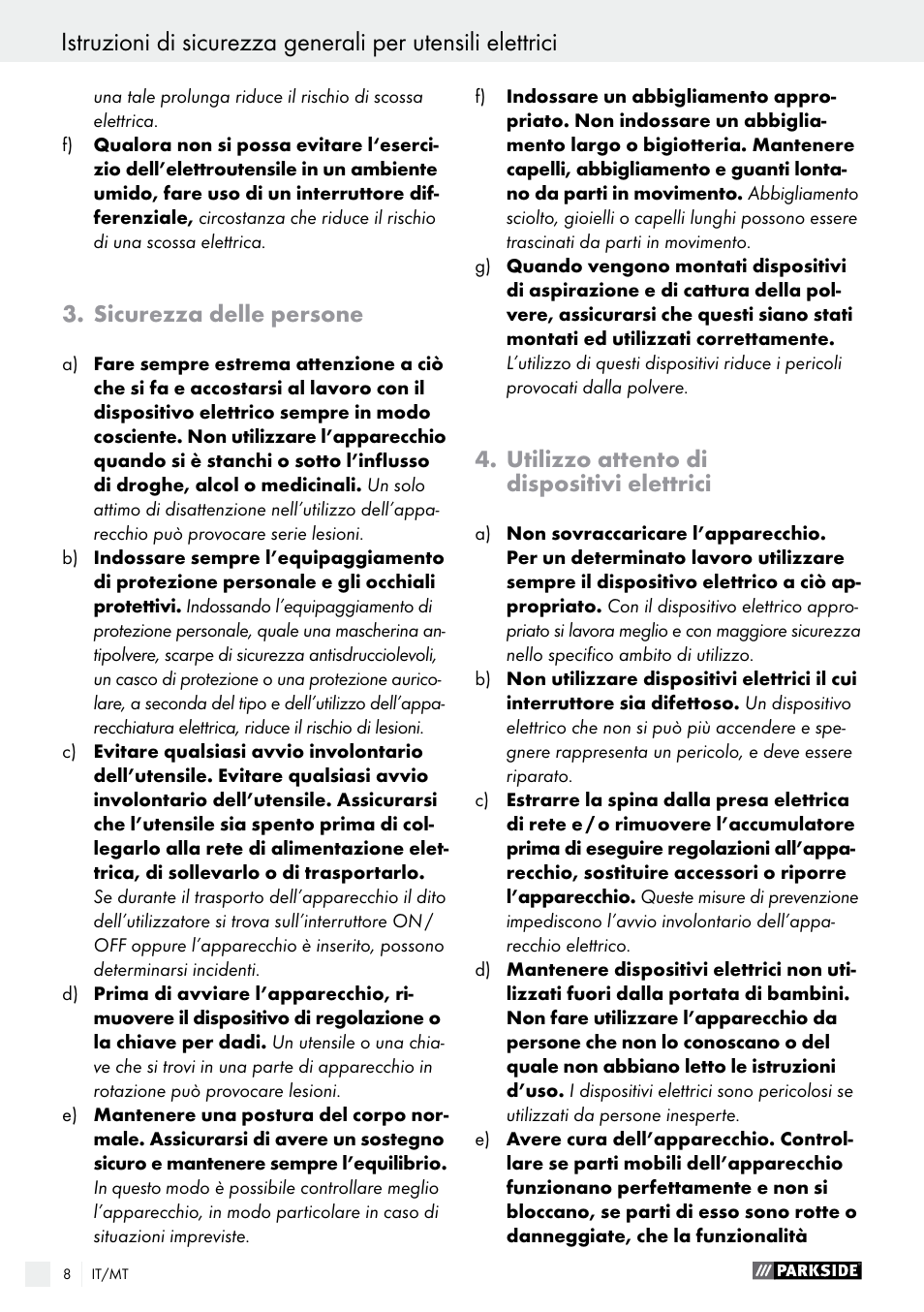 Parkside PAS 3.6 B1 User Manual | Page 8 / 37