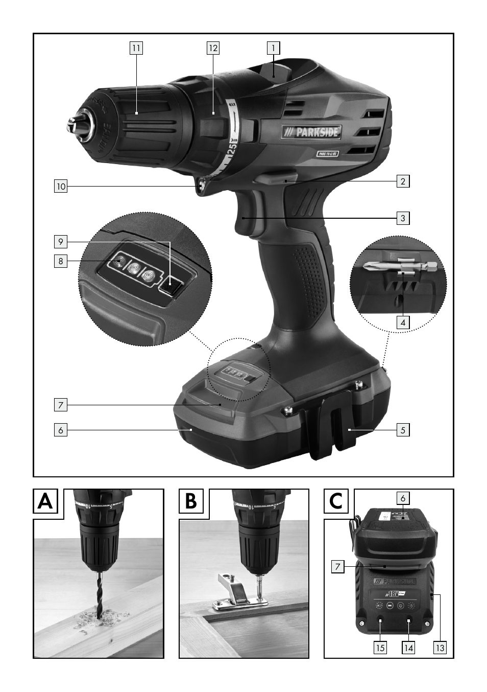 Parkside PABS 18-Li B3 User Manual | Page 3 / 35