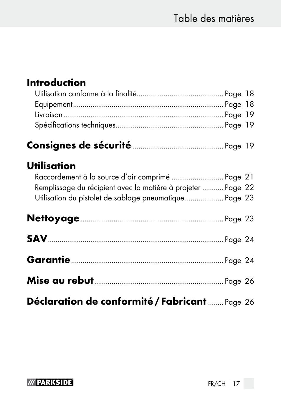 Parkside PDSP 1000 A1 User Manual | Page 17 / 61