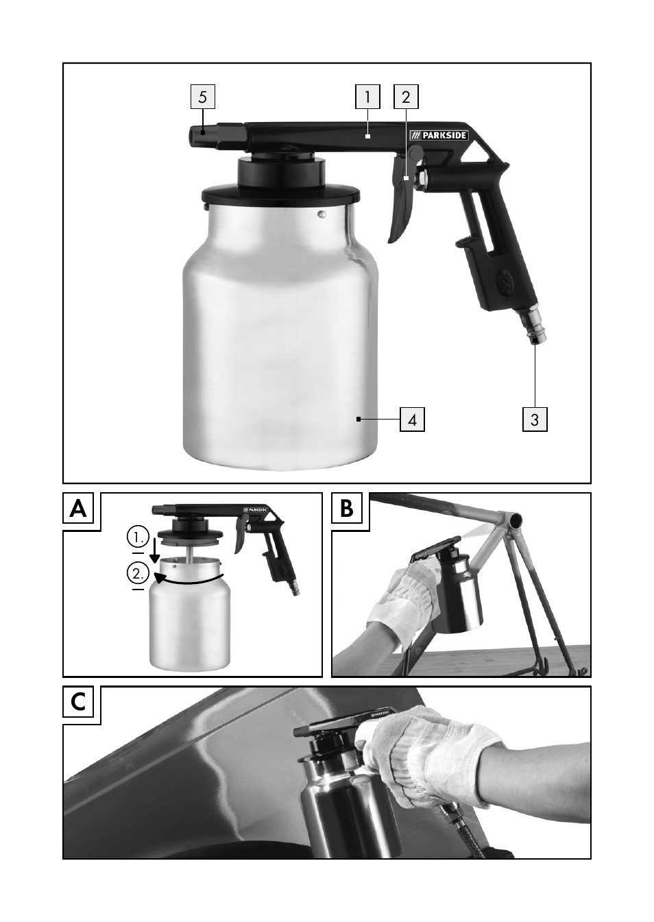 Ca eb | Parkside PDSP 1000 A1 User Manual | Page 3 / 61