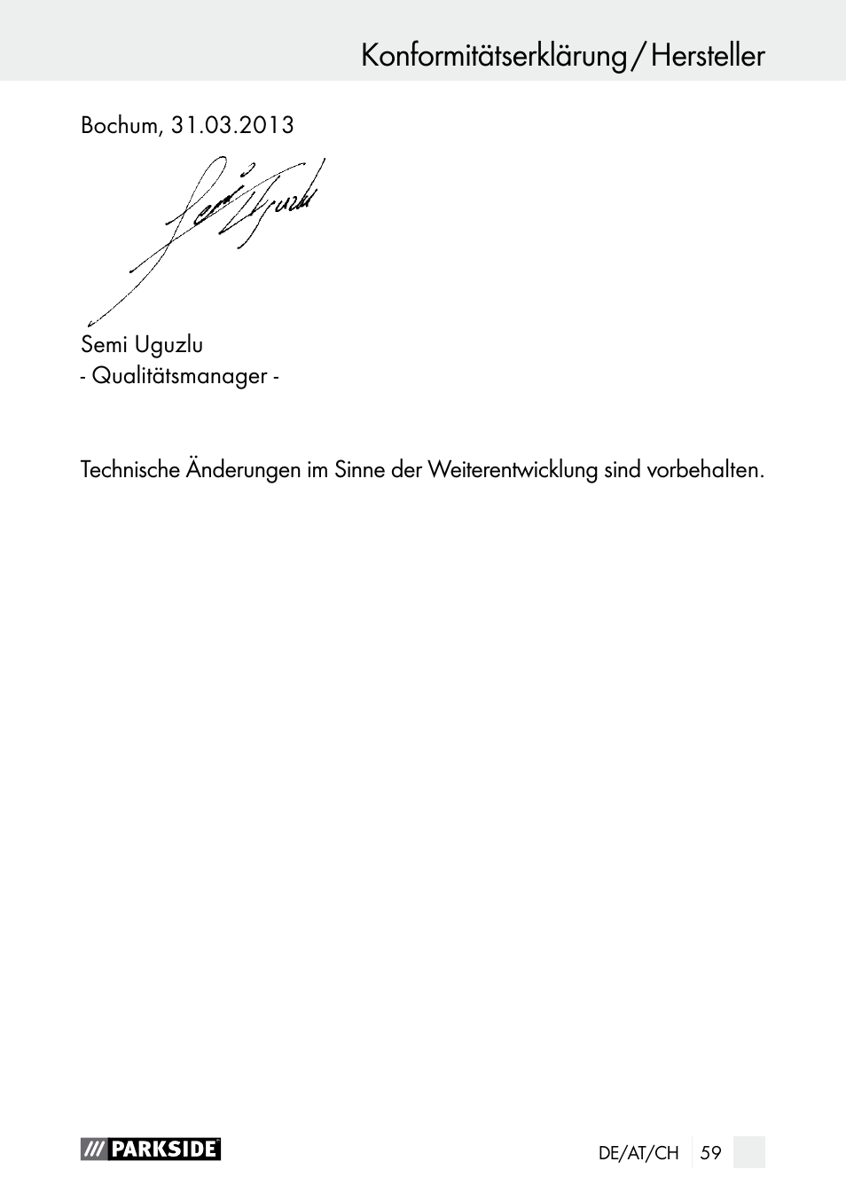 Parkside PDSP 1000 A1 User Manual | Page 59 / 60