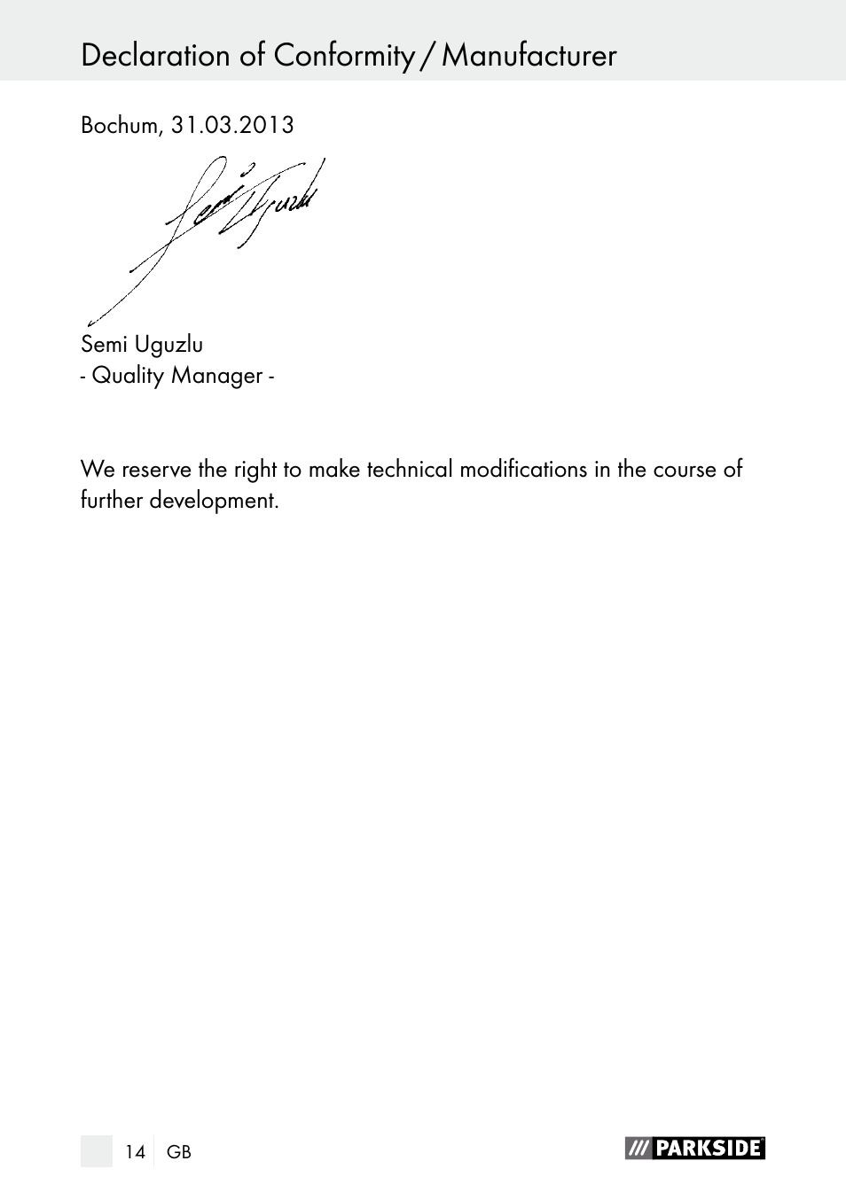 Declaration of conformity / manufacturer, Spis zawartości | Parkside PDSP 1000 A1 User Manual | Page 14 / 80
