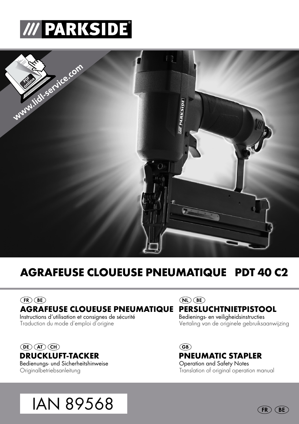 Parkside PDT 40 C2 User Manual | 36 pages
