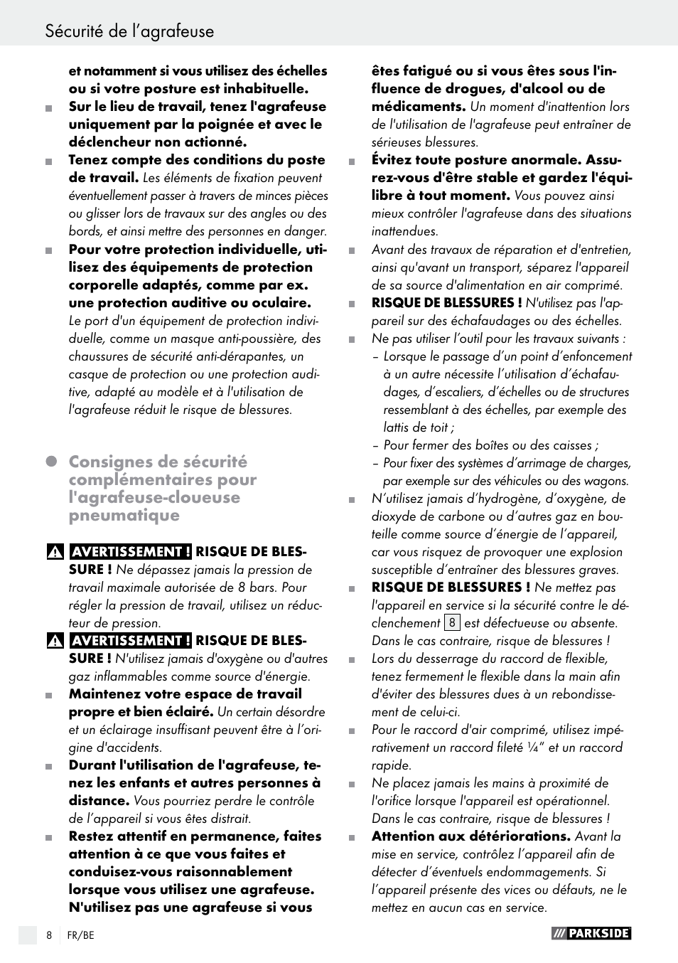 Parkside PDT 40 C2 User Manual | Page 8 / 36