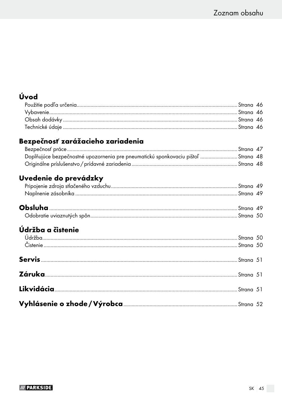 Parkside PDT 40 C2 User Manual | Page 45 / 61