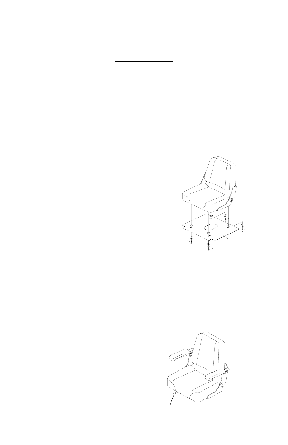 Seat adjustment instructions, 42” models, 44” and 50” models | Dixon 17823-0704 User Manual | Page 20 / 56