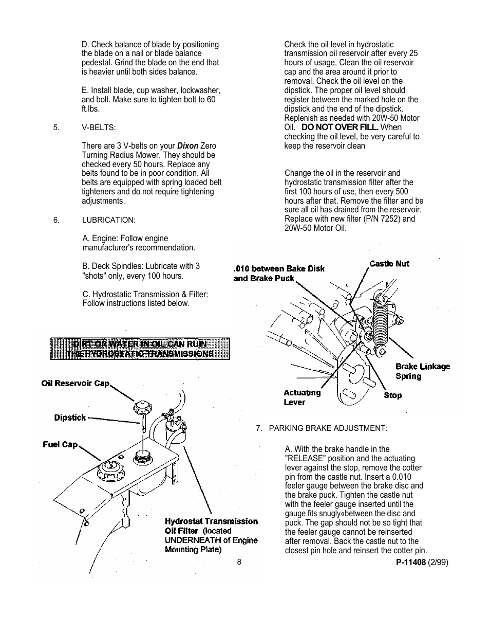 Dixon 700 Series User Manual | Page 12 / 21