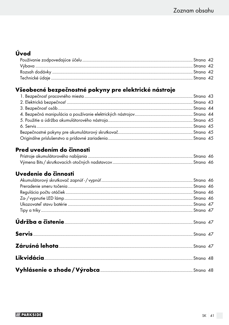 Parkside PAS 7.2 A1 User Manual | Page 41 / 58