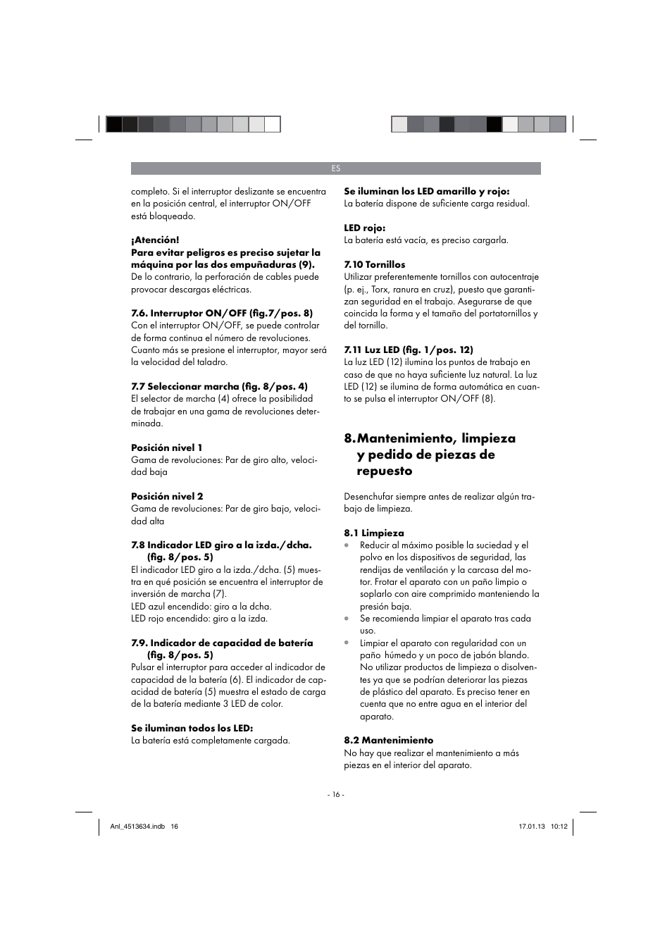 Parkside PABH 18 LI A1 User Manual | Page 16 / 90