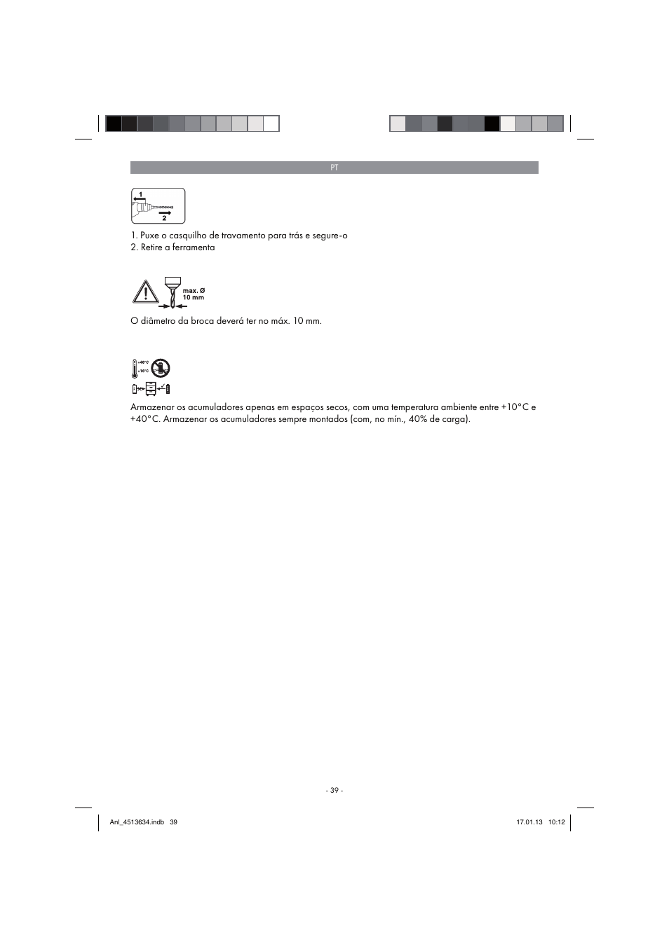 Parkside PABH 18 LI A1 User Manual | Page 39 / 90