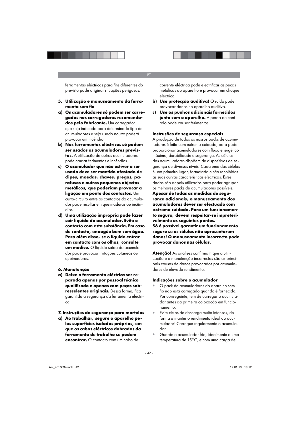 Parkside PABH 18 LI A1 User Manual | Page 42 / 90