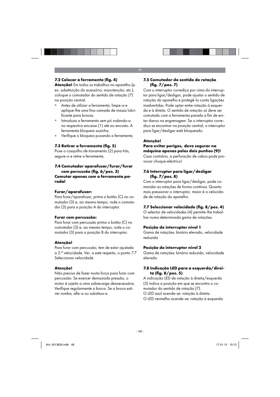 Parkside PABH 18 LI A1 User Manual | Page 48 / 90