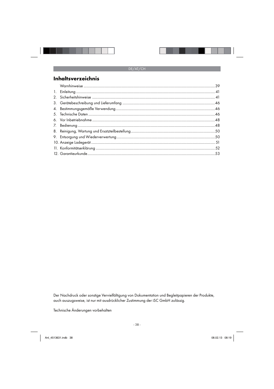 Parkside PABH 18 LI A1 User Manual | Page 38 / 74
