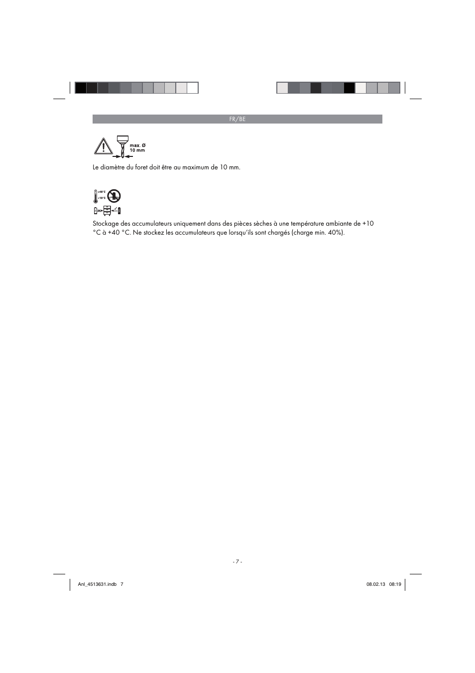 Parkside PABH 18 LI A1 User Manual | Page 7 / 74