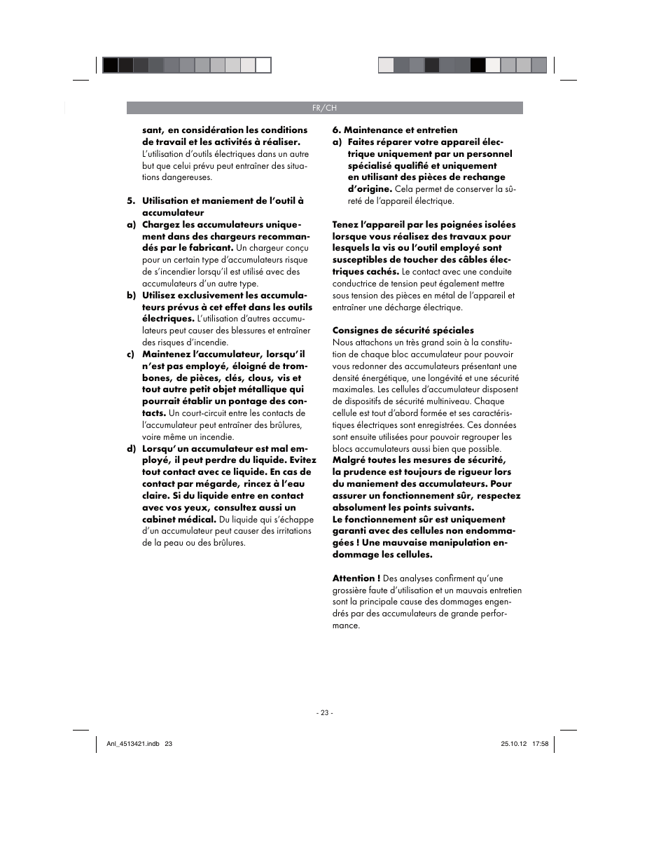 Parkside PASS 3.6 A1 User Manual | Page 23 / 78