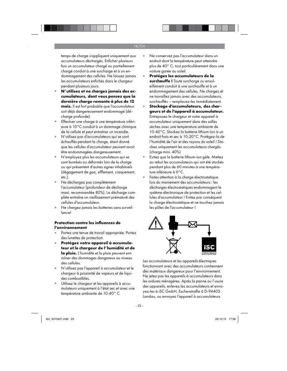 Parkside PASS 3.6 A1 User Manual | Page 25 / 78