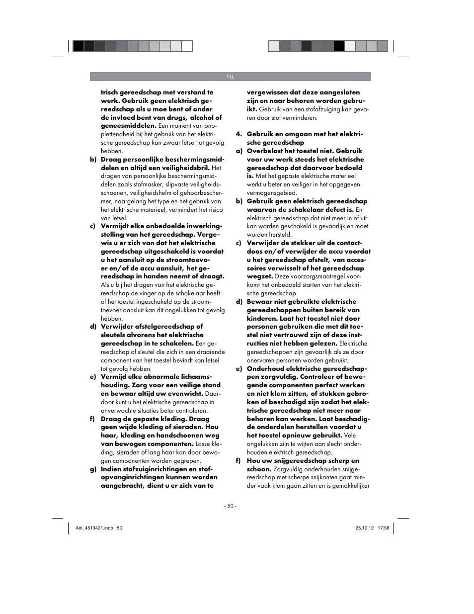 Parkside PASS 3.6 A1 User Manual | Page 50 / 78