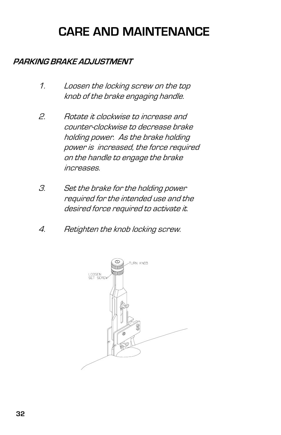 Care and maintenance | Dixon 8000G Series User Manual | Page 32 / 44