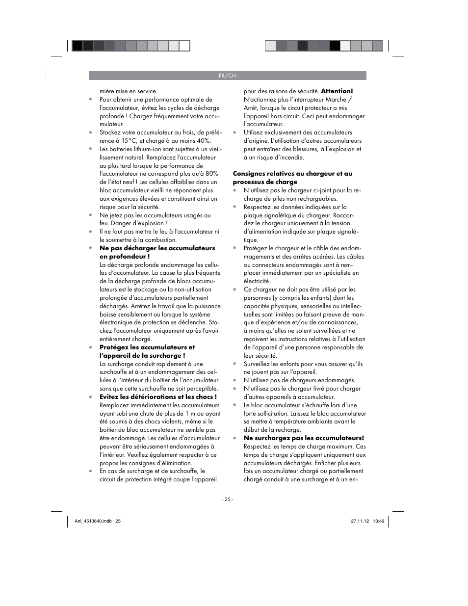 Parkside PABSW 10.8 A1 User Manual | Page 25 / 82