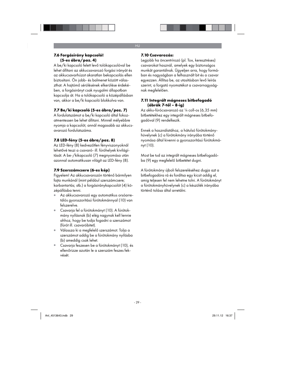 Parkside PABSW 10.8 A1 User Manual | Page 29 / 110