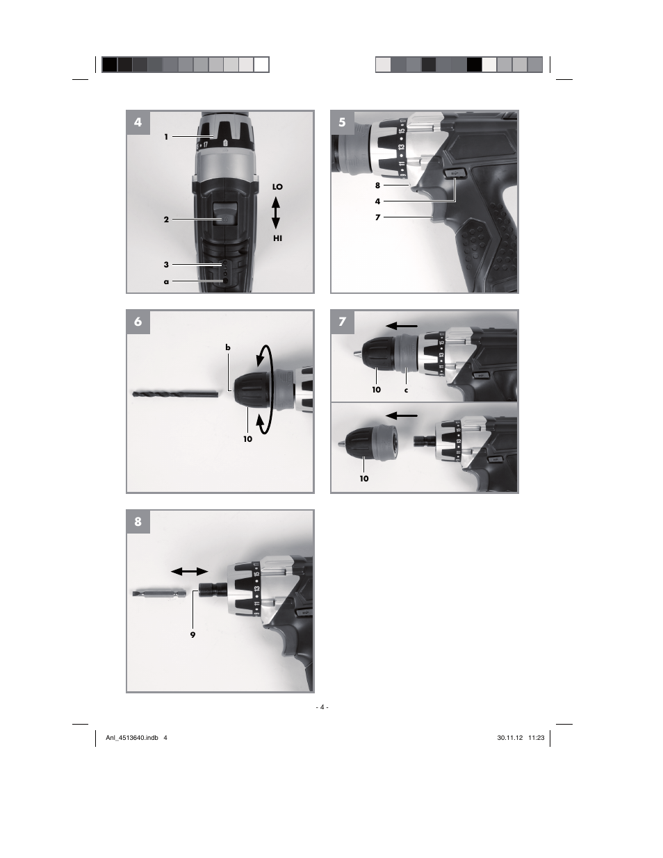 Parkside PABSW 10.8 A1 User Manual | Page 4 / 110