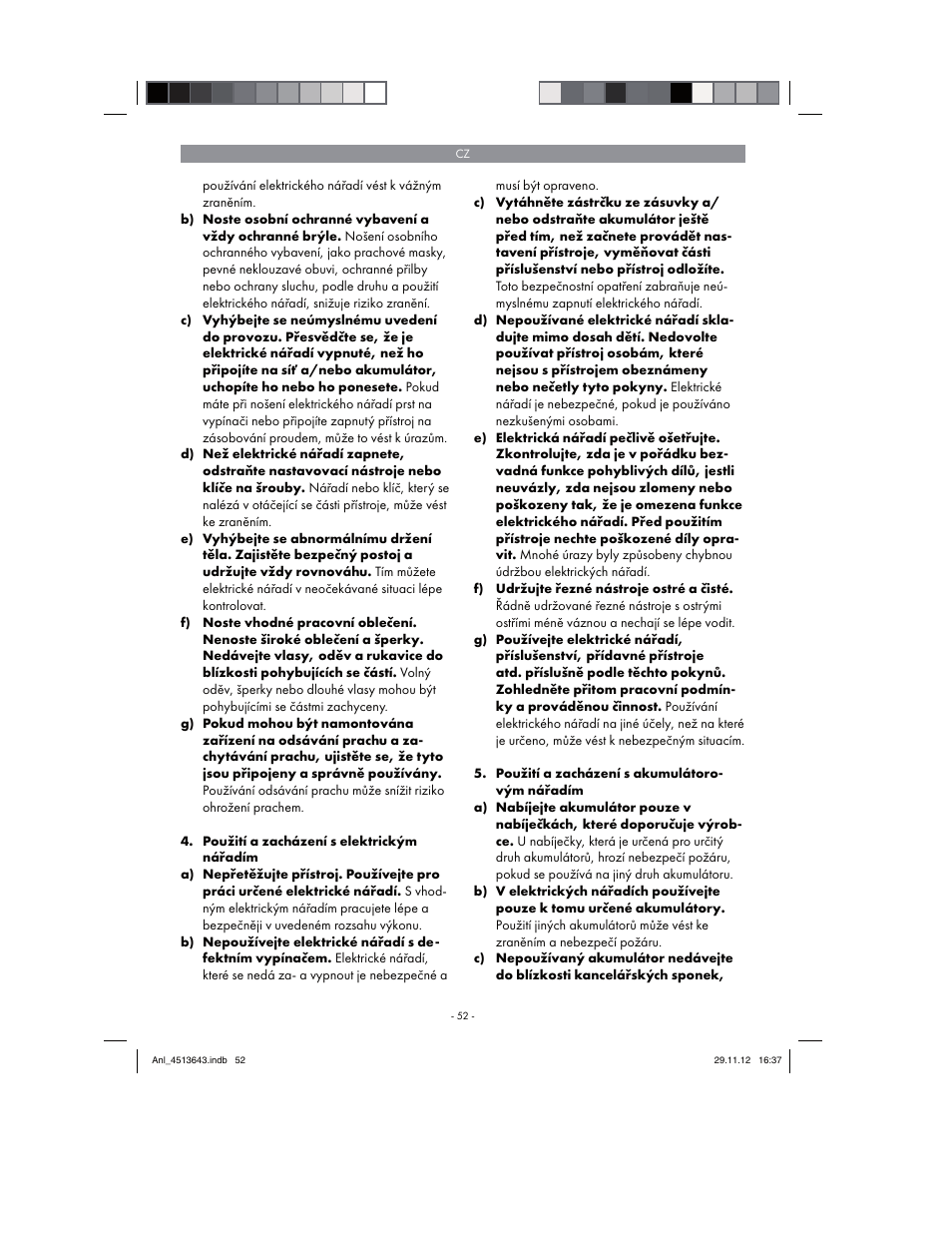 Parkside PABSW 10.8 A1 User Manual | Page 52 / 110