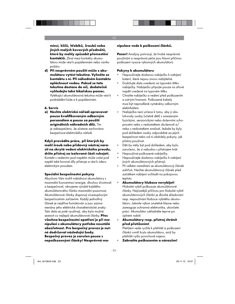 Parkside PABSW 10.8 A1 User Manual | Page 53 / 110