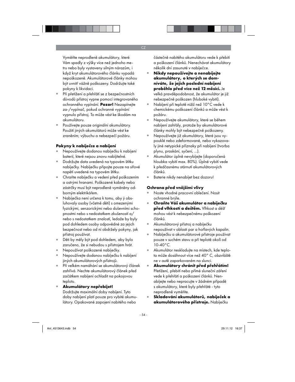 Parkside PABSW 10.8 A1 User Manual | Page 54 / 110