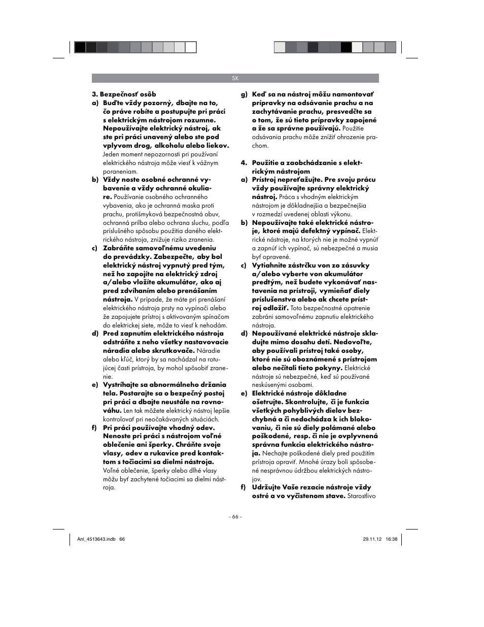 Parkside PABSW 10.8 A1 User Manual | Page 66 / 110