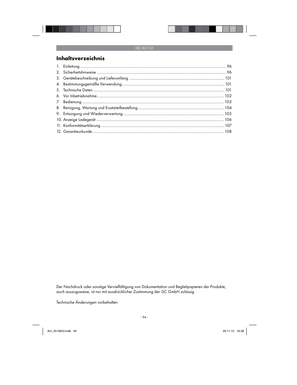 Parkside PABSW 10.8 A1 User Manual | Page 94 / 110