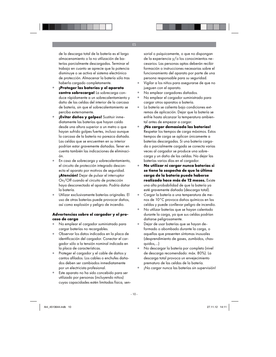 Parkside PABSW 10.8 A1 User Manual | Page 10 / 82