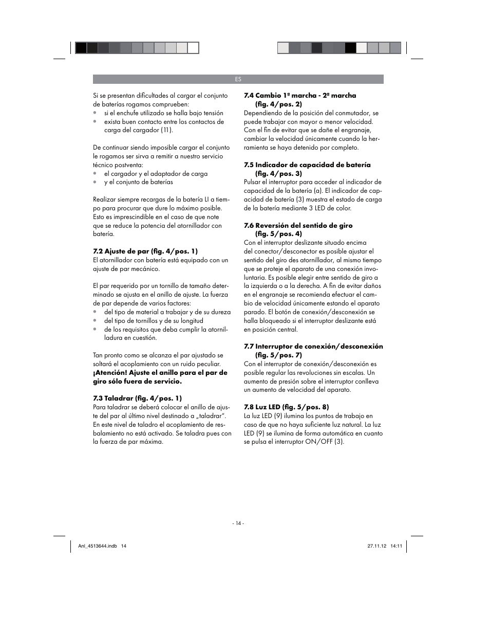 Parkside PABSW 10.8 A1 User Manual | Page 14 / 82